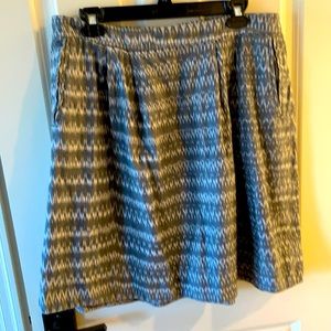 Eileen Fisher Ikat skirt with pockets